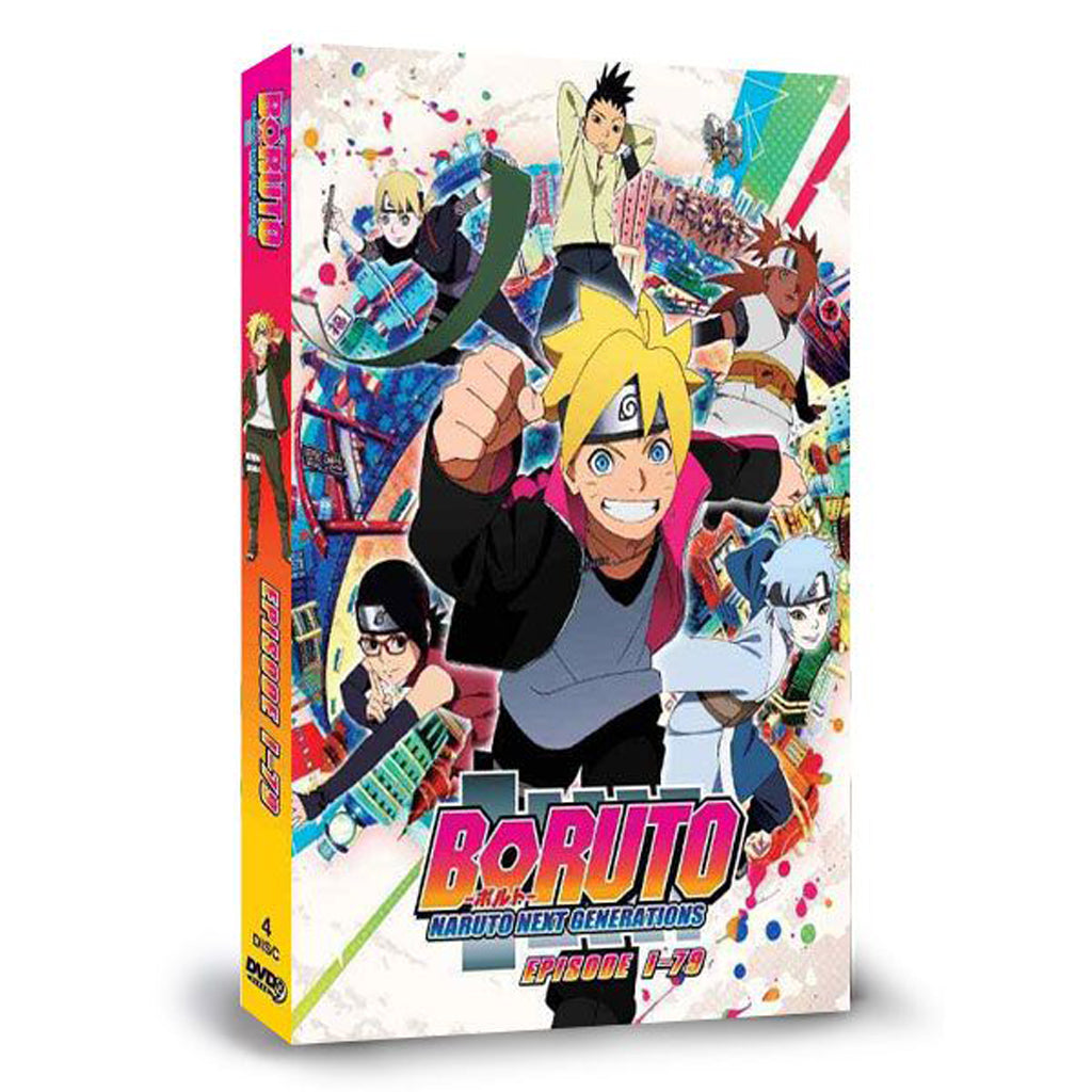 DVD Boruto: Naruto Next Generations (Vol.1 - 79) English Audio Box